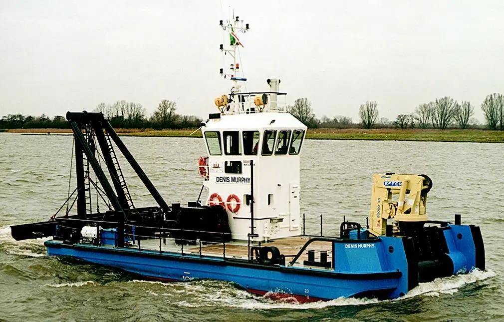 DENIS MURPHY is typical of many multi-purpose pontoon style work vessels in service around the world