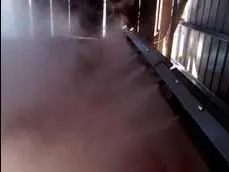 DSI dry fog system installed around the hatch of a bulk vessel
