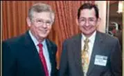 PHA Chairman James T. Edmonds and Alan Clark,