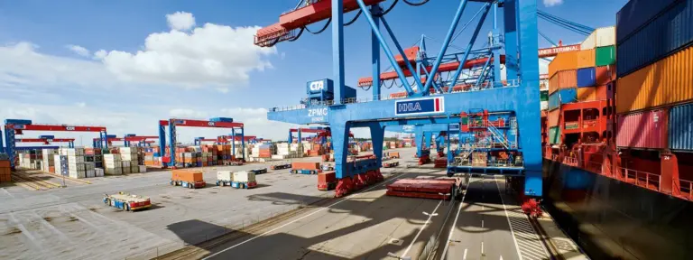 Port Strategy: The productivity of highly efficient, but costly to establish automated terminals, such as HHLA's CTA in Hamburg (pictured) cannot be reasonably compared with non-automated terminals