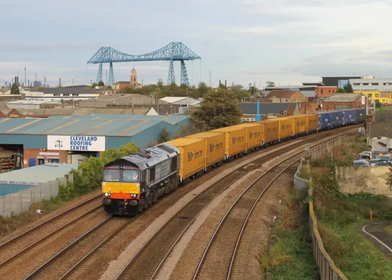 Direct Rail Services has helped open up the UK rail network to larger freight coming in from Teesport taking it off the roads