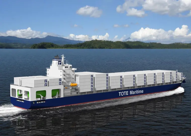 TOTE's Marlin class will be the world's 'first' LNG-powered containership