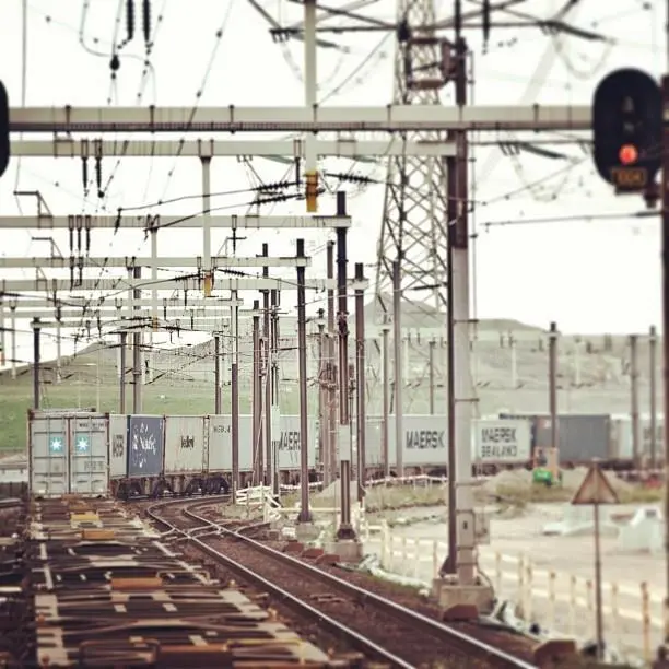 Terminals with legal obligation to use rail have an incentive to invest in rail freight information management. Credit: Maersk