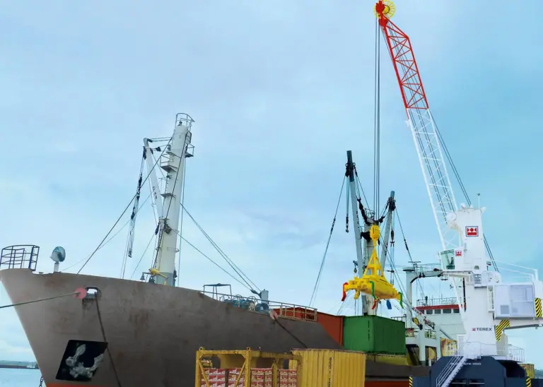 Meeting demand: Terex's Quatmate M50 has been designed for small maritime and river ports