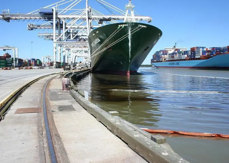 Murky waters: port and terminal operators cannot purchase cover for criminal environmental fines under UK law. Credit: USCG