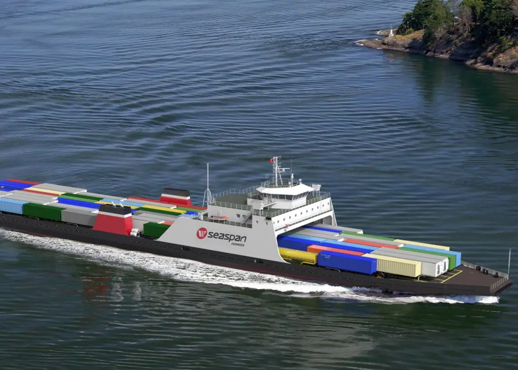 The two new Seaspan hybrid ferries will replace aging vessels and reduce greenhouse gas emissions significantly