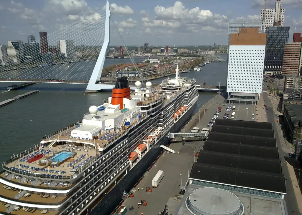 The Port of Rotterdam has strong maritime connectivity
