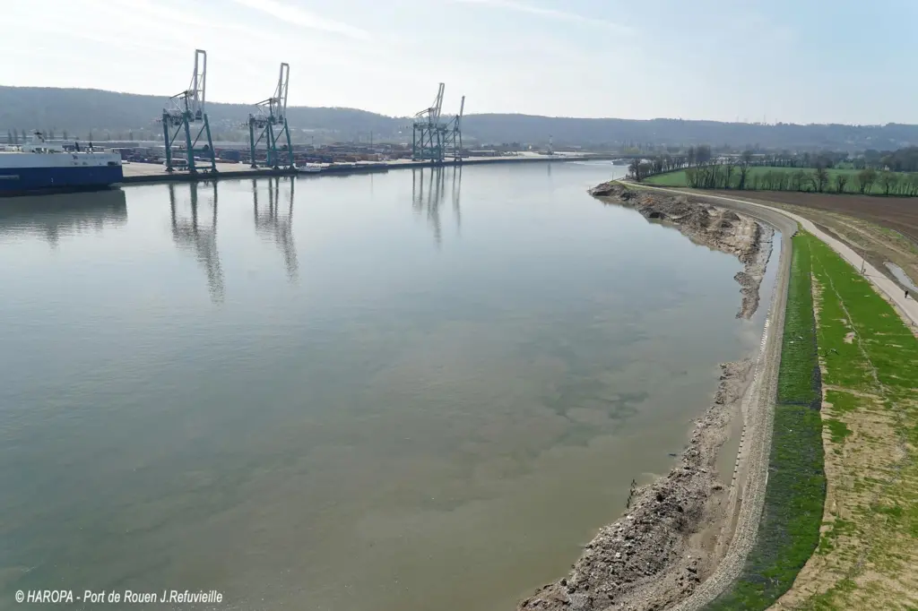 Port of Rouen has also improved access for shipping Photo: HAROPA Port de Rouen JRefuvieille
