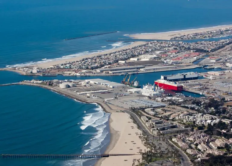 Hueneme recently christened the first stage of its wharf 1 shore side power programme