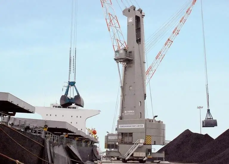 Terex Gottwald Model 6 mobile harbour cranes are in demand in India