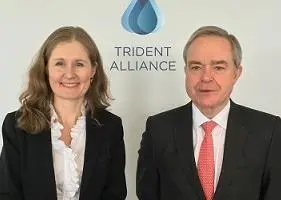 Anna Larsson of Trident Alliance and Robin Meech, chairman of IBIA