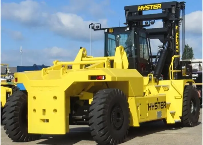 Hyster has adapted its 40 tonne lift capacity forklift