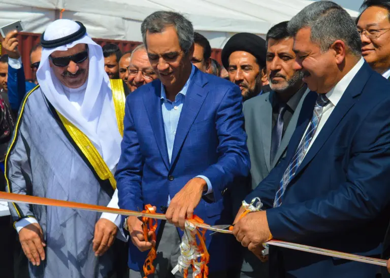 Formal opening of the BGT expansion area, the first entirely foreign financed new port infrastructure in Iraq