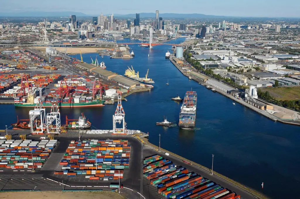 Failure to invest in infrastructure at the Port of Melbourne could cost trade. Credit: Port of Melbourne Corporation.
