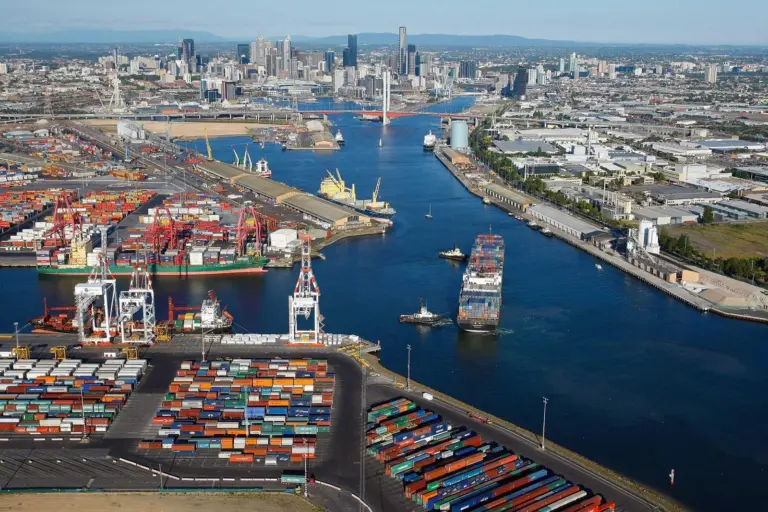 Failure to invest in infrastructure at the Port of Melbourne could cost trade. Credit: Port of Melbourne Corporation.