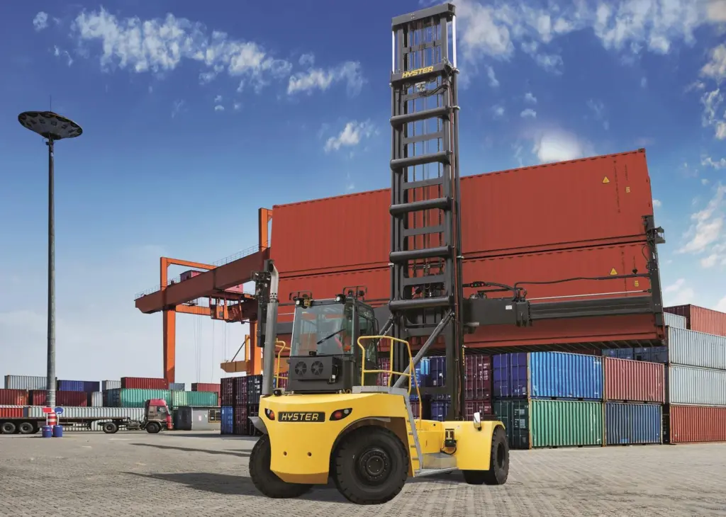 Empty container handler