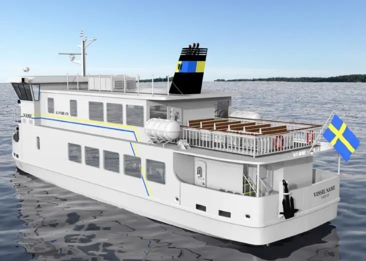 Hybrid diesel-electric vessel