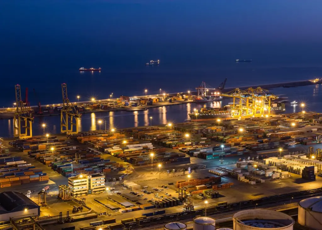 The Port of Barcelona (pictured in 2015) is a founding member of the MEDPorts Association Photo: sebastian.dahler/flickr/CC BY-NC-ND 2.0