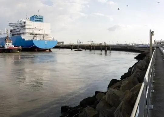 Zeebrugge LNG terminal.
