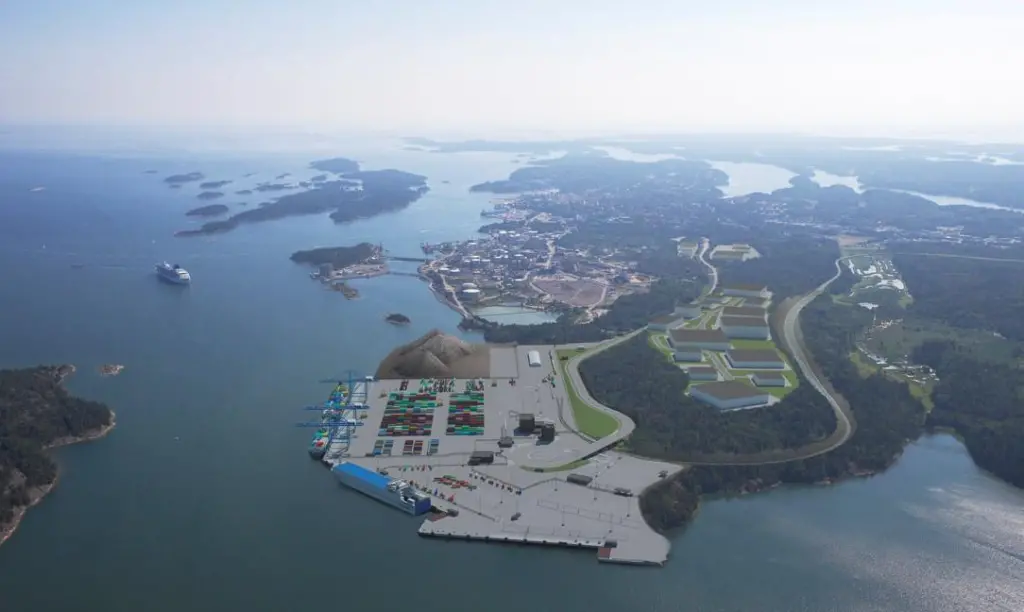 Stockholm Norvik Port is creating new opportunities for efficient and sustainable transport Photo: Ports of Stockholm