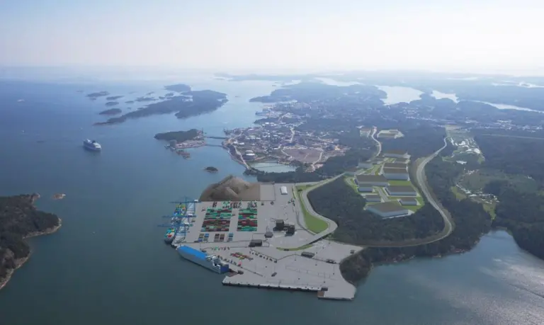 Stockholm Norvik Port is creating new opportunities for efficient and sustainable transport Photo: Ports of Stockholm