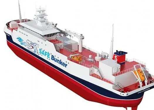 The SAFE Bunker vessel will cater for all types of bunkering needs Photo: Tritec Marine