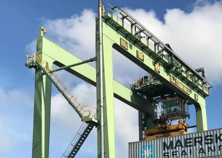 The project will eliminate about 1,200 metric tonnes of greenhouse gas emissions annually from each crane Photo: Port of Oakland