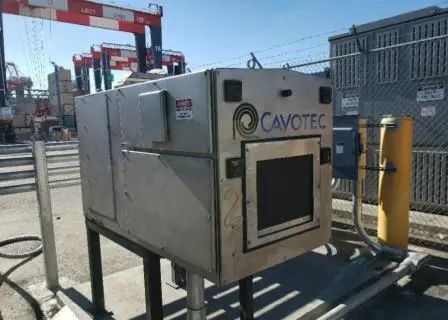 Smart e-Truck Charging enables the rapid and efficient high-power charging of battery powered terminal tractors Photo: Cavotec