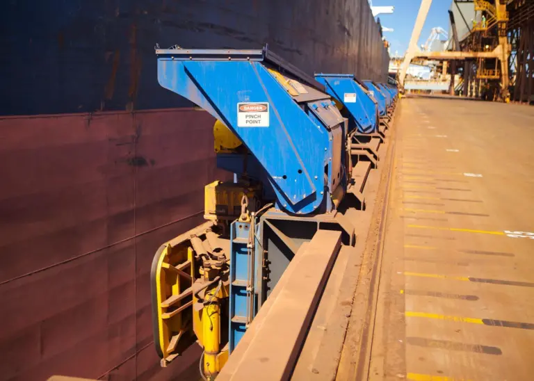 MoorMaster systems save time when berthing a ship saving fuel and reducing environmental impact Photo: Cavotec