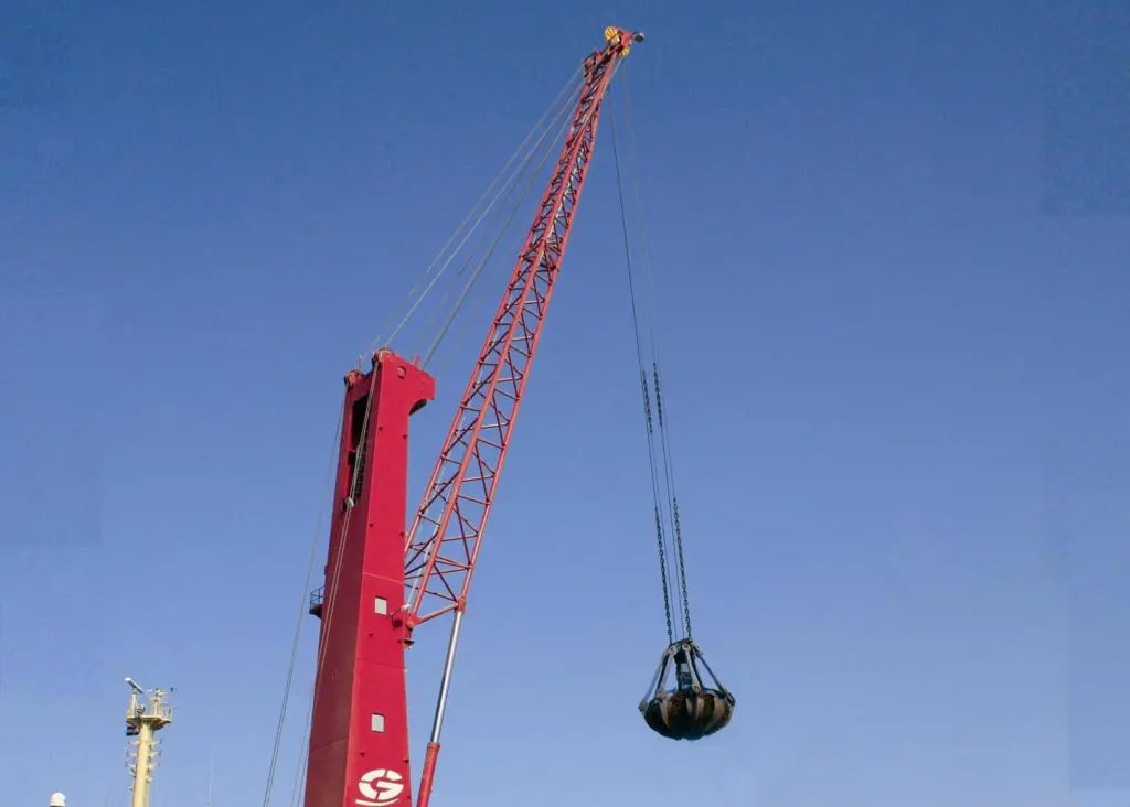 Crane mounted weighing dispenses with the need for separate systems