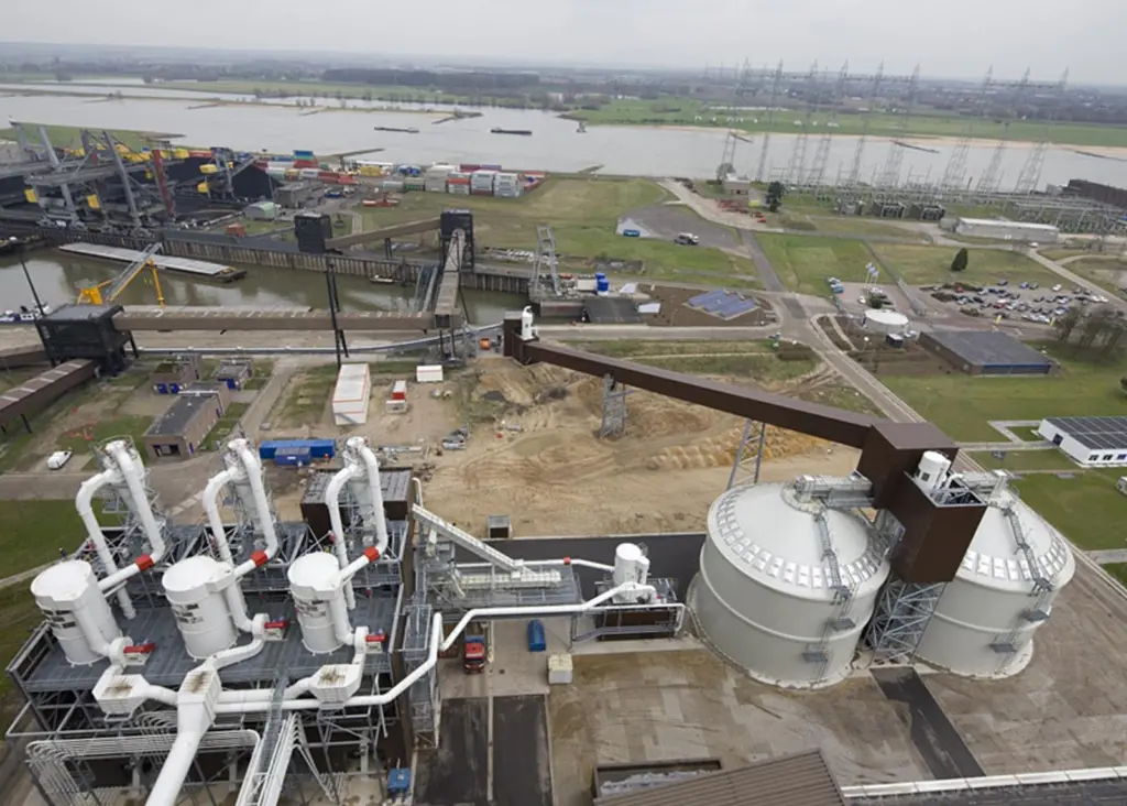 Geldof European biomass projects include a wood pellet handling installation for the Electrabel Gelderland power plant in the Netherlands