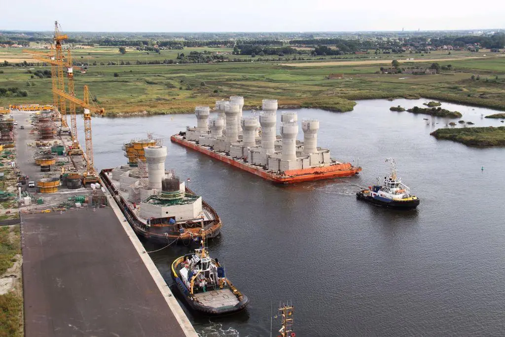 The first 12 foundations departed Zeebrugge this week