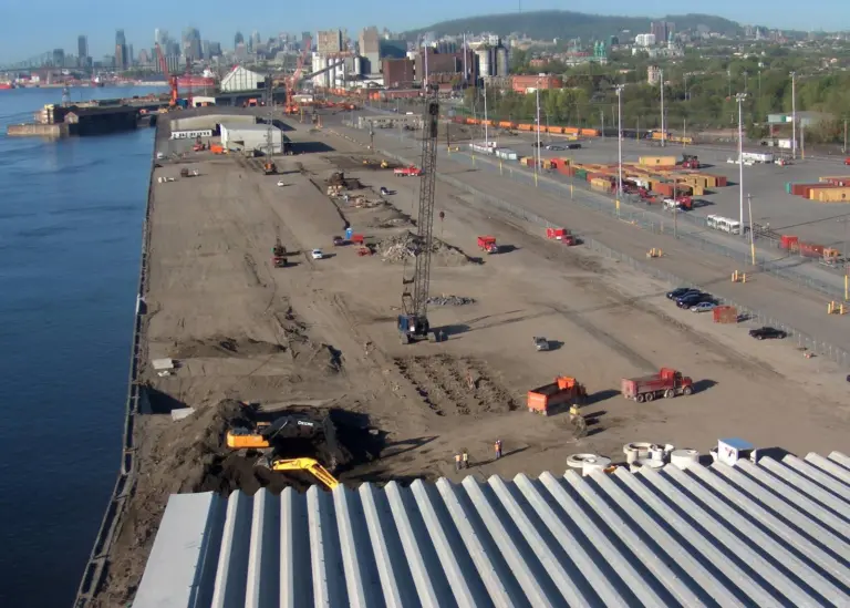Montreal's 18.8-hectare Viau sector is being converted to handle boxes