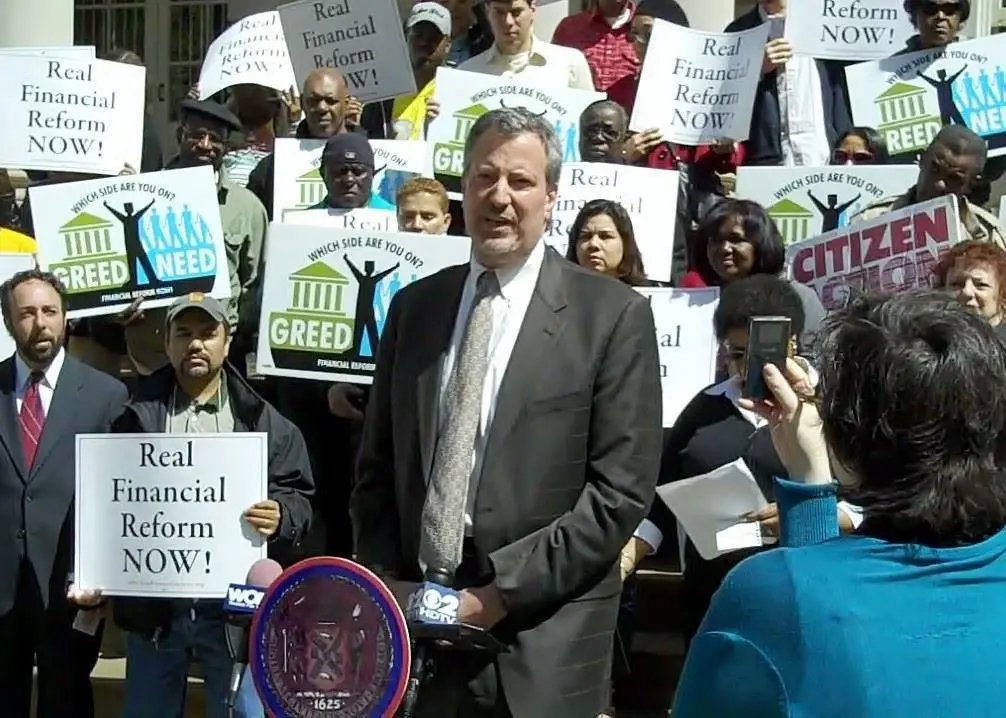 Infrequent kayaking might be New York mayoral candidate Bill DeBlasio's only interest in the waterfront