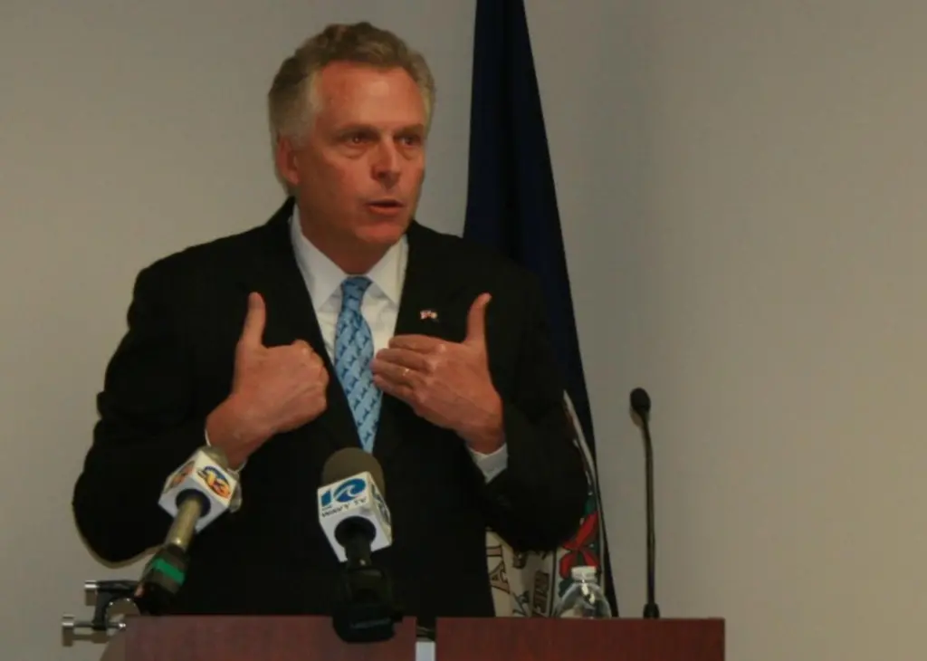 Terry McAuliffe: "Growth for the sake of growth, without profit, is not something I'm into". Photo: Hampton Roads Chamber of Commerce