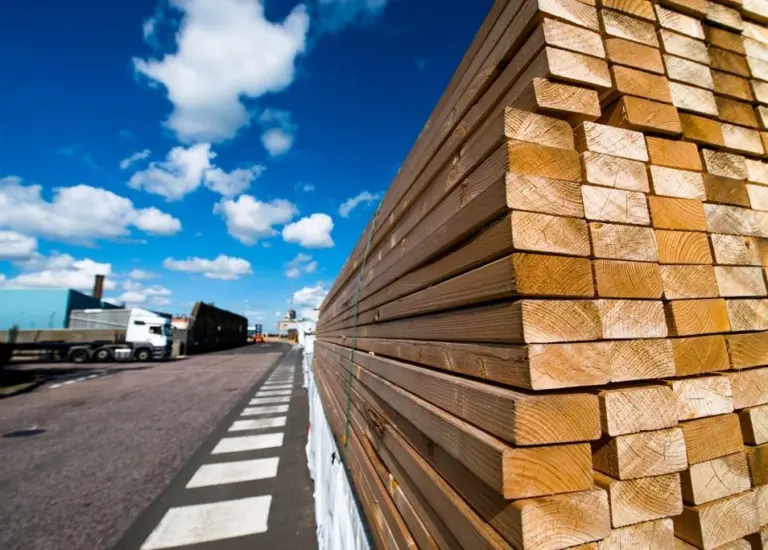 Stacked up: timber demand in the UK is tied to the construction industry