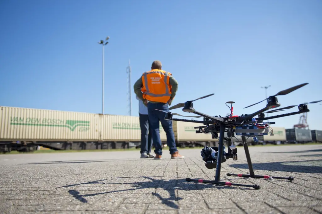 Safe passage: should ports be preparing landing areas for drones? Credit: Merlijn Hoek