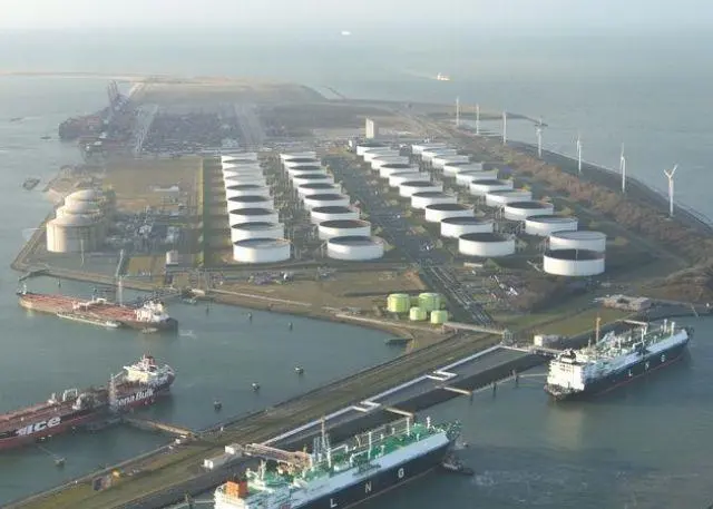 LNG terminal at Maasvlakte in Rotterdam