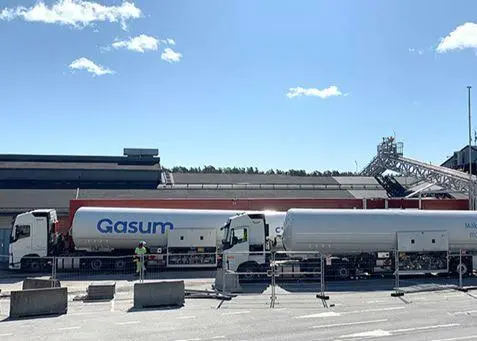 Gasum's bunkering station