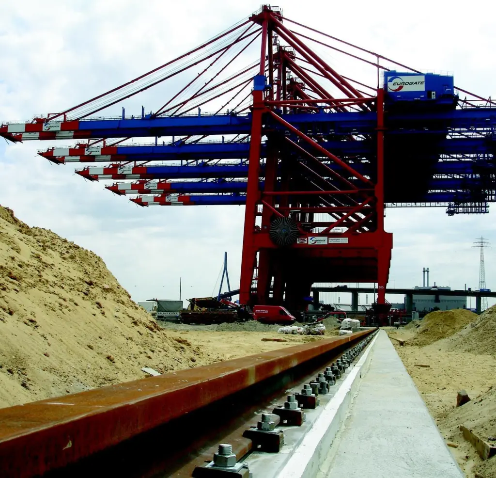Job site Bemo Rail, Eurogate Terminal Hamburg