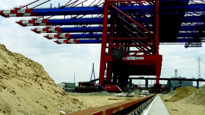 Job site Bemo Rail, Eurogate Terminal Hamburg