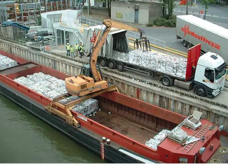 Waste transport in the Paris region
