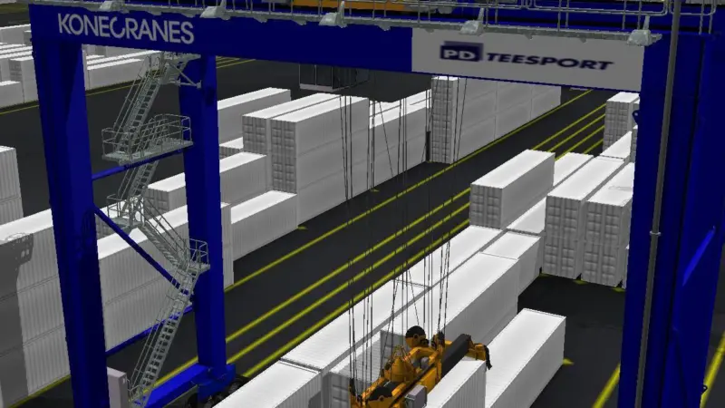 Port Strategy: One-over-five and one-over-six stacking has become the industry standard. Credit: Konecranes