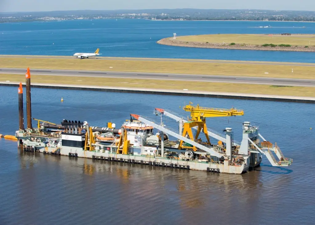 Land reclamation can work out significantly cheaper than purchasing existing land to extend a port