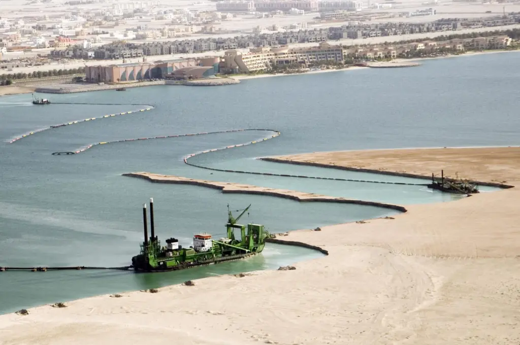 Environmental effect is an important aspect of dredging