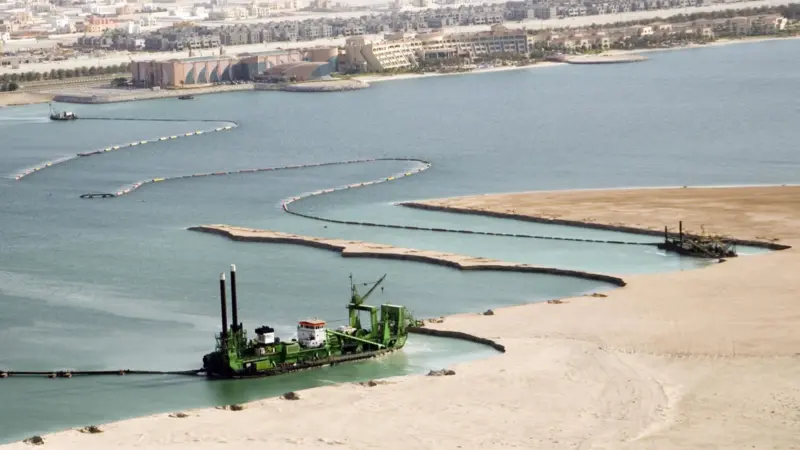 Environmental effect is an important aspect of dredging