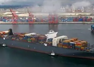 MSC Fabiola is the largest container ship ever to call to a port in North America