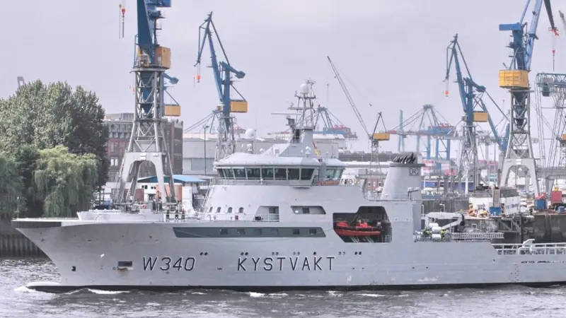 The LNG powered 'KV Barentshav'. Photo: Port of Hamburg