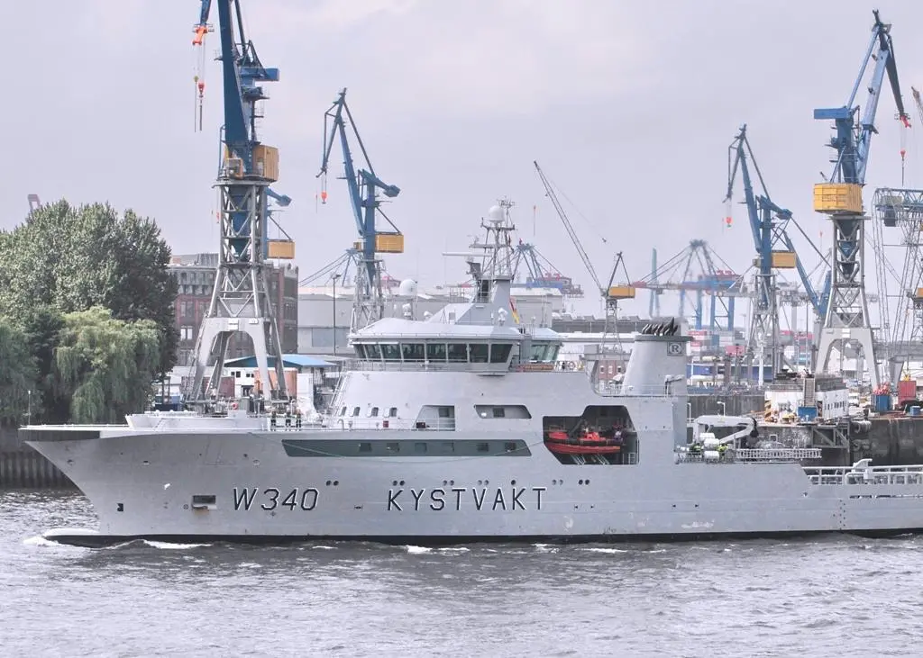 The LNG powered 'KV Barentshav'. Photo: Port of Hamburg