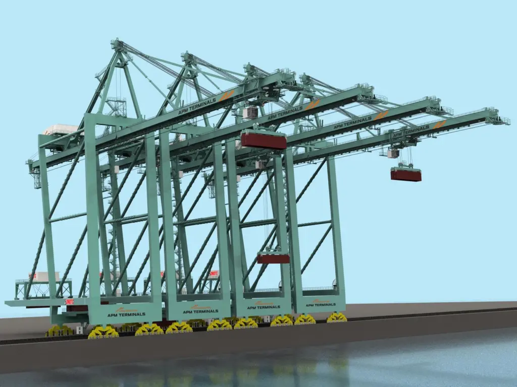 New Kalmar quay cranes for APMT Rotterdam Maasvlakte II